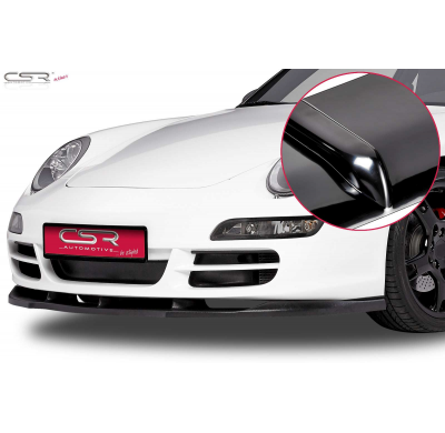 Spoiler Añadido Delantero Negro Brillante Porsche 911 997 Csl114-G
