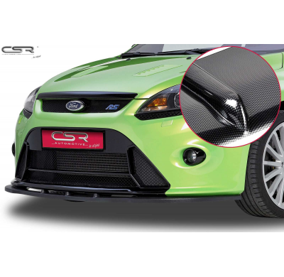 Spoiler Añadido Delantero Imitacion Carbono Ford Focus Mk2 Rs Csl123-C