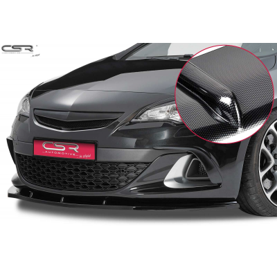 Spoiler Añadido Delantero Imitacion Carbono Opel Astra J Opc/Gtc Csl130-C