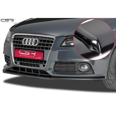 Spoiler Añadido Delantero Imitacion Carbono Audi A4 B8 Csl160-C