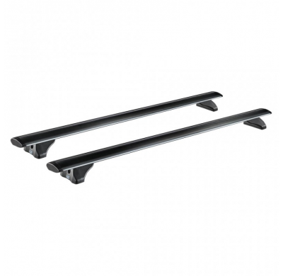 Kit barras de techo Cruzber CRUZ Airo FIX Dark Aluminio Mercedes Clase CLA Shooting Brake/SW (X117 - fixpoint) Año: 2015 - 2019