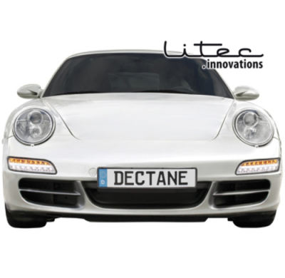 Litec Led Intermitente Delantero + Luz Diurna Porsche 997 _ Cromados