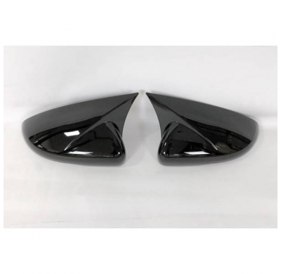 Cubre Espejos Volkswagen Golf 6 R20 Negro Brillante Plástico Abs