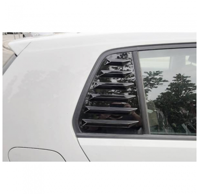 Cubre ventanillas Volkswagen Golf 7 / 7.5 5 Puertas Negro Brillante Plástico ABS