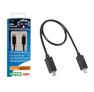 Cable Otg Micro Usb Y Micro Usb 30 Cm