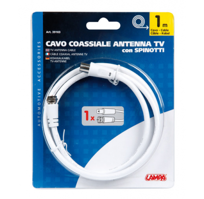 Cable Coaxial Para Antena Tv Globo 1 Metro