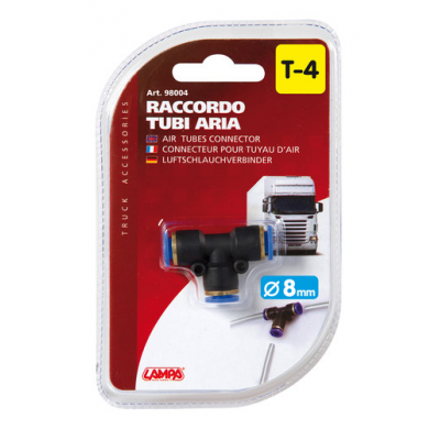 Conector Aire T-4 8 Mm