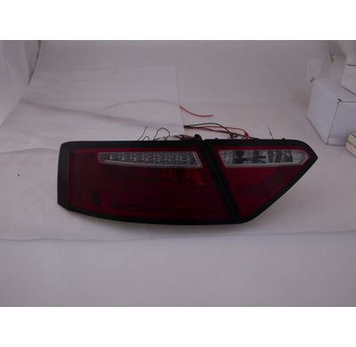 Pilotos Led Lightbar Audi A5 8t Coupe/Sportback 07-11 Red/Negro