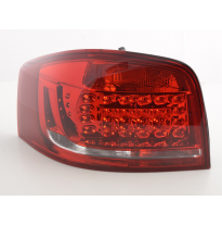 Pilotos Traseros Led Audi A3 3doors (8p) 2010-2012 Red/Clear