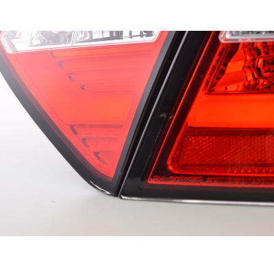 Pilotos Led Lightbar Audi A5 8t Coupe/Sportback 07-11 Red/Clear