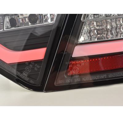 Pilotos Led Lightbar Audi A5 8t Coupe/Sportback 07-11 Negro