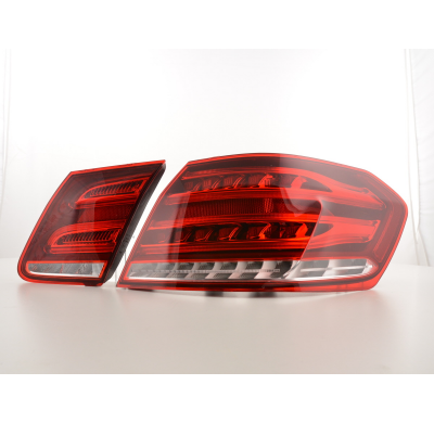 Pilotos Led Mercedes Benz E-Class Saloon W212 From 2013 Red/Clear