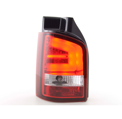 Pilotos Traseros Set Led Vw T5 03-10 Red/Clear