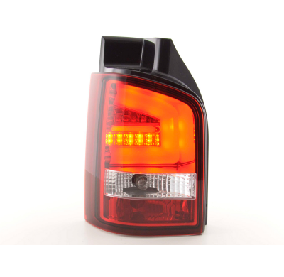 Pilotos Traseros Set Led Vw T5 03-10 Red/Clear
