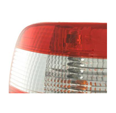 Kit De Pilotos Traseros Para Audi A4 Sedan Modelo B5  95-00 Rojo Blanco Fk Automotive