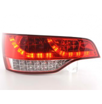 Kit De Pilotos Traseros Led Audi Q7 Modelo 4l  06- Color Claro/Rojo Fk Automotive