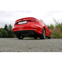 Audi A3 - 8V Sedan &quot;con S-Line o S3 parachoques&quot; Escape trasero FOX - 2x80 tipo 16 derecha / izquierda