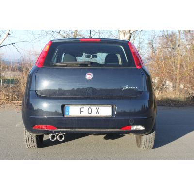 Escape FOX Fiat Grande Punto 199 - gasolina escape final - 2x76 13