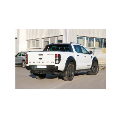 FOX Silencioso trasero aspecto diesel - 1x76 tipo 28 Ford Ranger 2011-08 / 2015 - 4x4 - cabina doble Año:2011-08/2015 2,2l D 92/