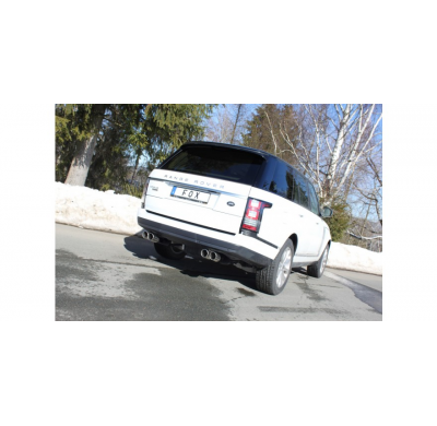 Escape FOX Range Rover IV 4,4l Diesel - MK Escape final Duplex - 2x90 16 dch/izq