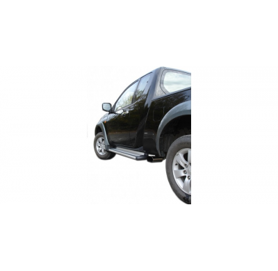Escape FOX Mitsubishi L200 KAOT Clubcap 2-doors escape final sidepipe - 160x80 50 on drivers side
