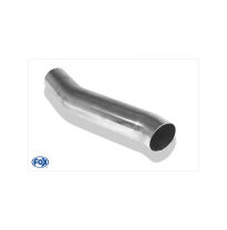 Cola de escape para soldar 23 &amp;#216; 63 mm / lenght: 350 mm - round / sharp-edged / S-pipe / without absorber