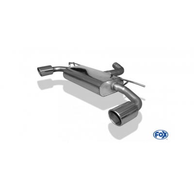 Escape FOX VW Golf VII - GTI-Look individual wheel suspension escape final duplex - 1x100 16 duplex