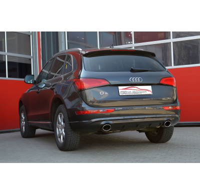 Catback-System De 76 Mm Con Salida De Escape Izquierdo Y Derecho Friedrich Audi Q5 8r Quattro  Desde Año: 2008  2.0l Tdi 105/125