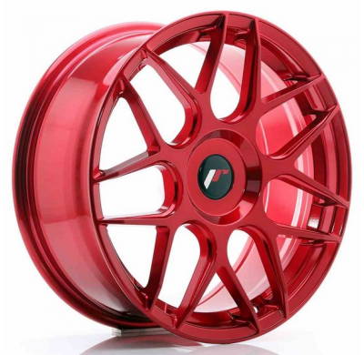 Llanta Jr Wheels Jr18 18x7,5 Et25-40 Blank Platinum Red Japan Racing
