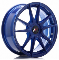 Llanta Jr Wheels Jr21 17x7 Et25-40 Blank Platinium Blue Japan Racing
