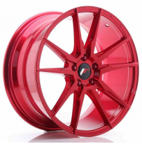 Llanta Jr Wheels Jr21 19x8,5 Et35 5x120 Platinum Red Japan Racing