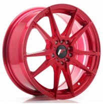 Llanta Jr Wheels Jr21 17x7 Et40 5x100/114 Platinum Red Japan Racing