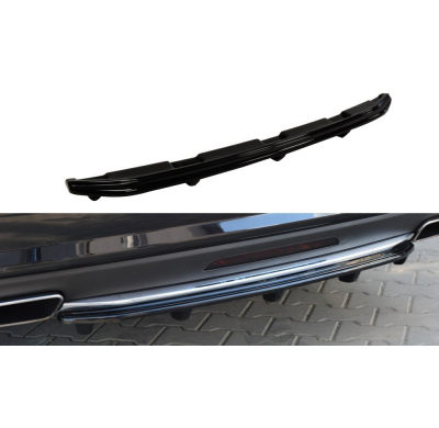 Splitter Trasero Central Mercedes Cls C218 (With a Vertical Bar) - Plastico Abs