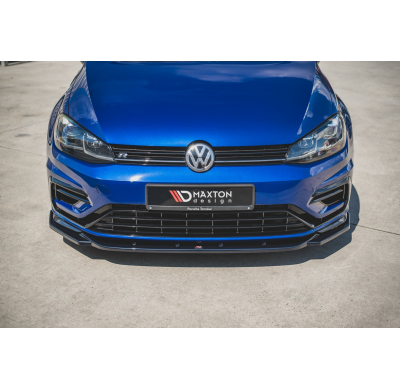 Splitter Delantero Inferior Abs V.9 Vw Golf 7 R / R-Line Facelift - Volkswagen/Golf R/Mk7 Facelift Maxton Design