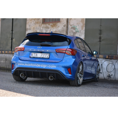 Difusor Paragolpes Trasero With Exhaust Ford Focus St-Line Mk4 - Ford/Focus/Mk4 Maxton Design