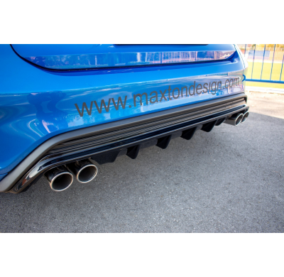 Difusor Paragolpes Trasero With Exhaust Ford Focus Mk4 St-Line - Ford/Focus/Mk4 Maxton Design