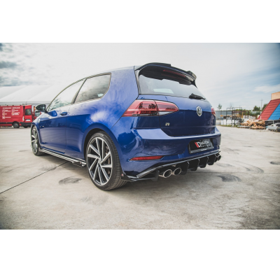 Racing Durability Difusores Inferiores Talonera Abs + Flaps Vw Golf 7 R / R-Line Facelift - Volkswagen/Golf R/Mk7 Facelift Maxto