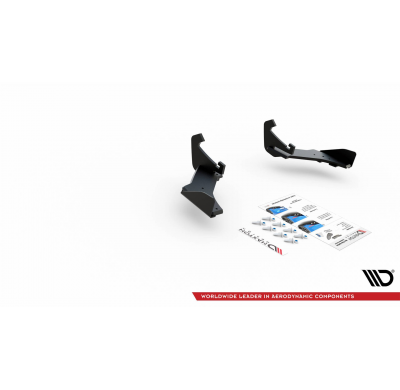 Racing Durability Splitters Traseros Laterales + Flaps Vw Golf 7 R Facelift - Volkswagen/Golf R/Mk7 Facelift Maxton Design