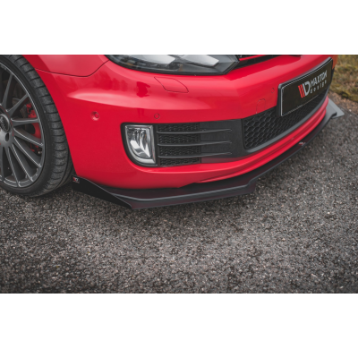 Racing Durability Splitter Delantero Inferior Abs V.3 + Flaps Volkswagen Golf Gti Mk6 - Volkswagen/Golf Gti/Mk6 Maxton Design