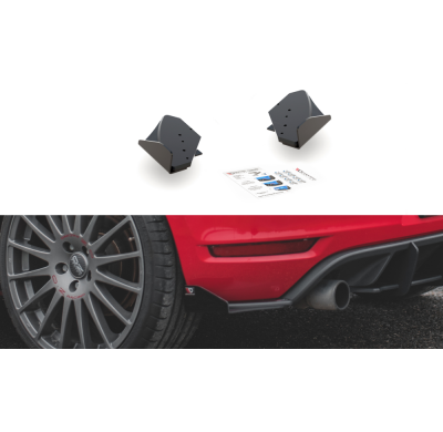 Racing Durability Splitters Traseros Laterales + Flaps Volkswagen Golf Gti Mk6 - Volkswagen/Golf Gti/Mk6 Maxton Design