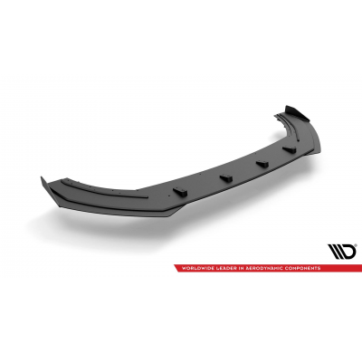 Street Pro Splitter Delantero Inferior Abs + Flaps Seat Leon Fr Mk4 - Seat/Leon Fr/Mk4 [2020-] Maxton Design