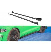 Street Pro Difusores Inferiores Talonera Abs V.1 + Flaps Ford Mustang Gt Mk6 Facelift - Ford/Mustang/Mk6 Gt Facelift Maxton Desi