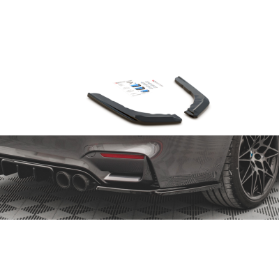SPLITTERS LATERALES TRASEROS V.3 BMW M4 F82 MAXTON ABS RSDG