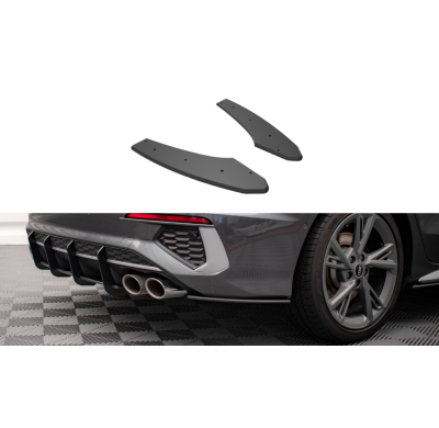 Splitters traseros laterales Street Pro Audi S3 Sedan 8Y  Año:  2020-  Maxton ABS C10 RSD