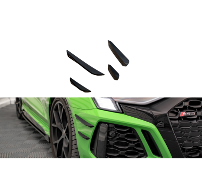 Alas Parachoques Delantero (Canards) Audi RS3 8Y  Año:  2020-  Maxton 3D CAN