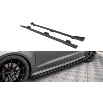 Faldones laterales Street Pro Difusores + Flaps Audi S3 / A3 S-Line Sportback 8V Facelift MAXTON ABS C10 SD