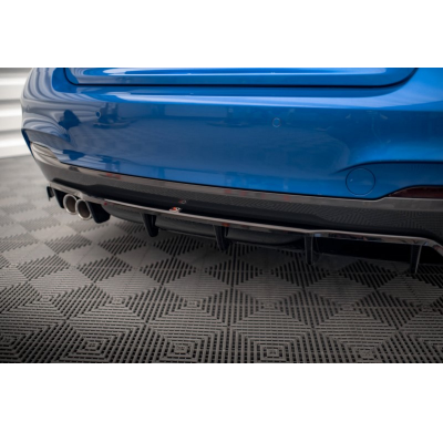 Splitter Trasero Central (con barras verticales) BMW 2 M-Pack F22 MAXTON ABS BIG RDG+RDG