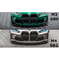 Splitter inferior delantero de fibra de carbono V.1 BMW M4 G82 / M3 G80  Año:  2021-  Maxton Carbono FD