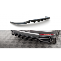 Splitter Trasero Central (con barras verticales) Audi Q3 S-Line F3  Año:  2018-  Maxton ABS BIG RDG+RDG