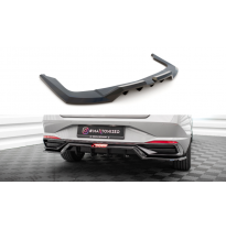 Splitter central trasero (con barras verticales) Hyundai Elantra Mk7  Año:  2020-2023  Maxton ABS BIG RDG+RDG